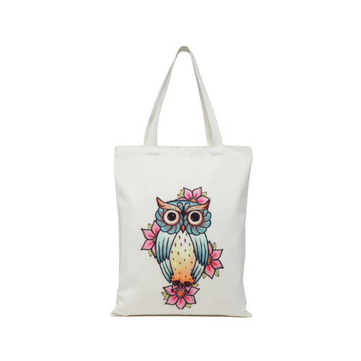 Custom printed Ecototeco tote bag for air courier samples