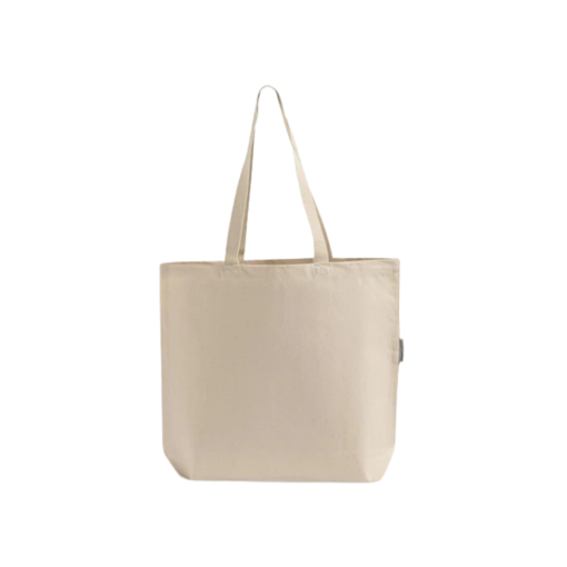 Natural cotton tote bag for bulk sea shipment