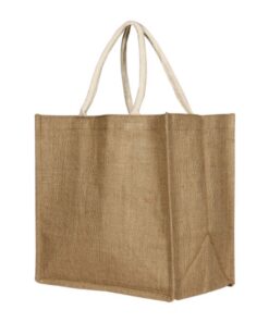 Wholesale Jute Box Tote Bag | EcoToteCo