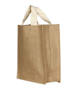 Alternative view of Wholesale Jute Lunch Bag | EcoToteCo