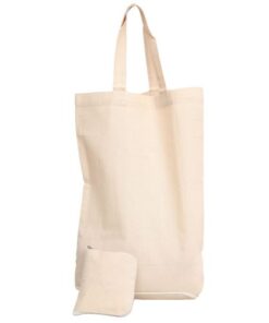 Cotton Fold Up Bag - Wholesale (From $0.81 USD)
