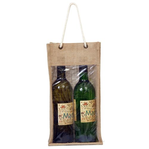 Wholesale One Bottle Window Bag | EcoToteCo - Image 4